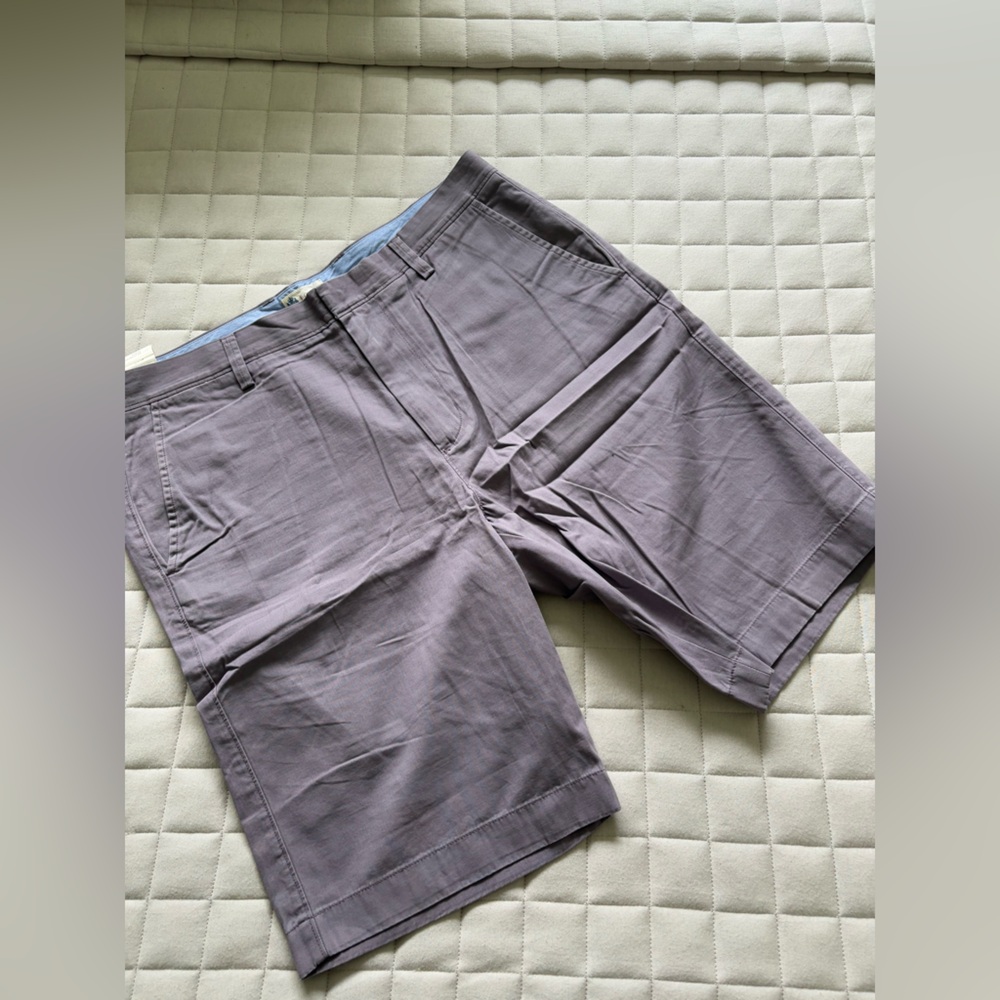 J. Crew Factory Men's Flat Front Shorts - Purple 11” Rivington Short